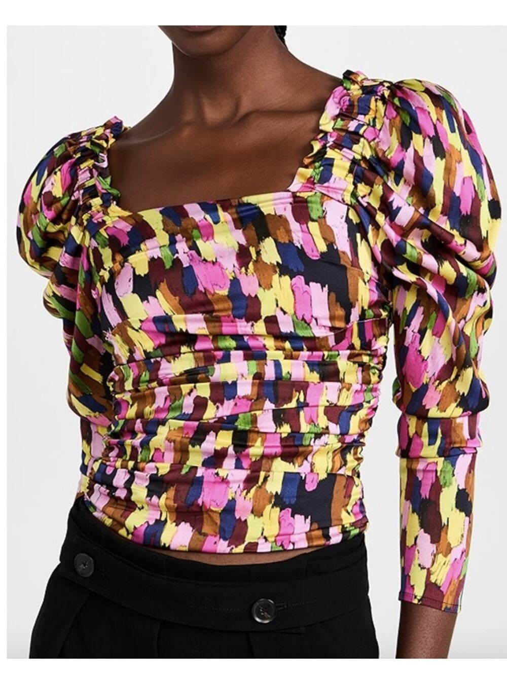 Brogger Loretta Top puff sleeve Stretch
Satin sz S